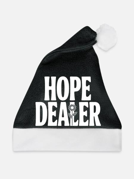 Hope Dealer - Weihnachtsmütze - Schwarz/Weiß
