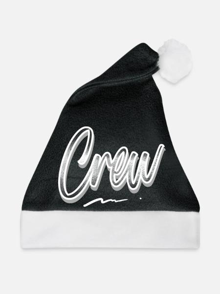 Crew - Weihnachtsmütze - Schwarz/Weiß