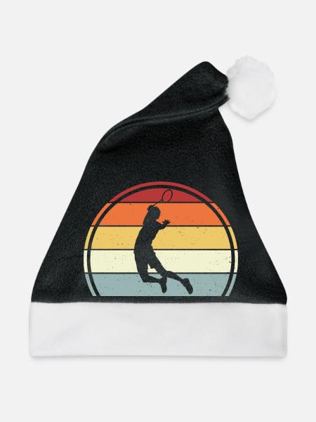 Badminton - Weihnachtsmütze - Schwarz/Weiß