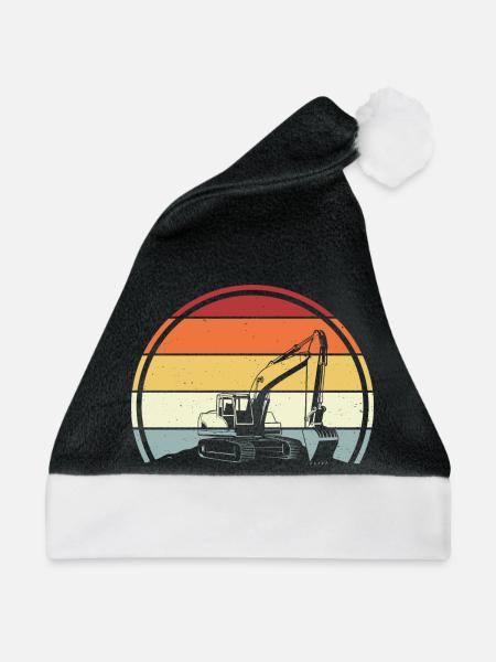 Bagger - Weihnachtsmütze - Schwarz/Weiß