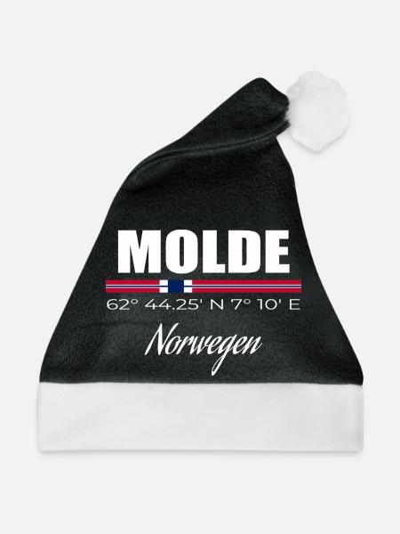 Molde - Weihnachtsmütze - Schwarz/Weiß