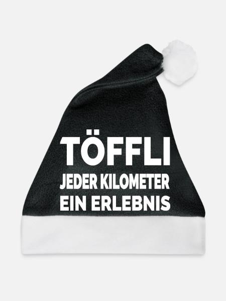 Töffli - Weihnachtsmütze - Schwarz/Weiß