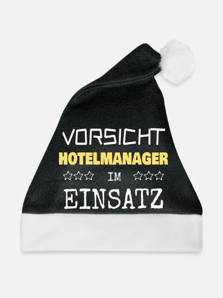Berufung Hotelmanager - Weihnachtsmütze - Schwarz/Weiß