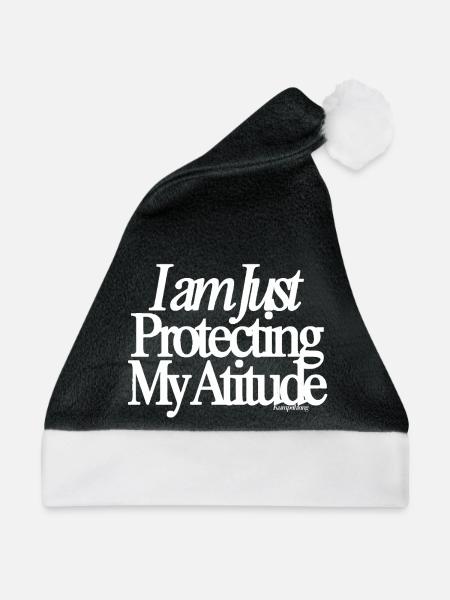 Guard My Peace - Weihnachtsmütze - Schwarz/Weiß - Vorne
