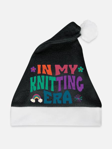 In my Knitting Era - Weihnachtsmütze - Schwarz/Weiß