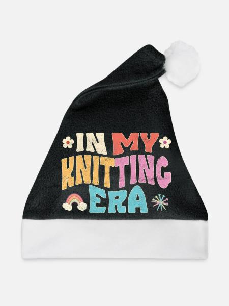 In my Knitting Era - Weihnachtsmütze - Schwarz/Weiß