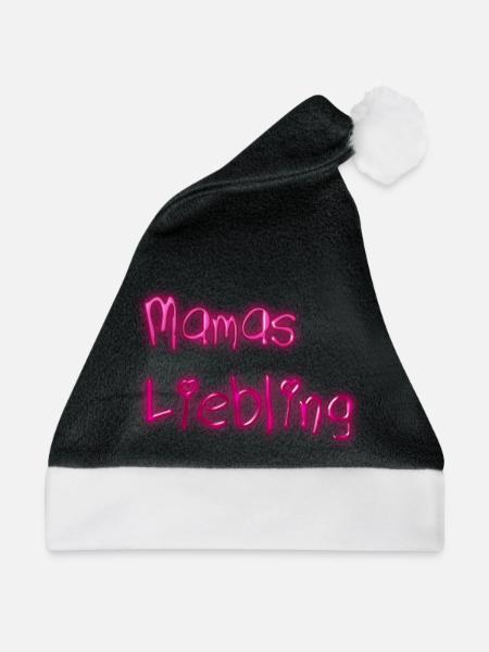 Mamas Liebling - Weihnachtsmütze - Schwarz/Weiß