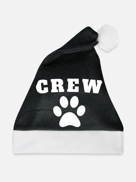 Crew Dog - Weihnachtsmütze - Schwarz/Weiß - Vorne