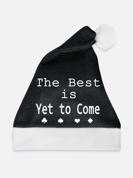 "The Best" - Weihnachtsmütze - Schwarz/Weiß