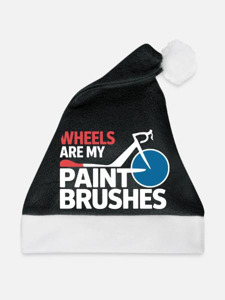 Professionelle Fahrradakrobatik-Performancekunst - Weihnachtsmütze - Schwarz/Weiß