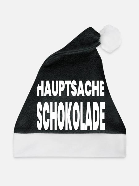 Schokolade - Weihnachtsmütze - Schwarz/Weiß