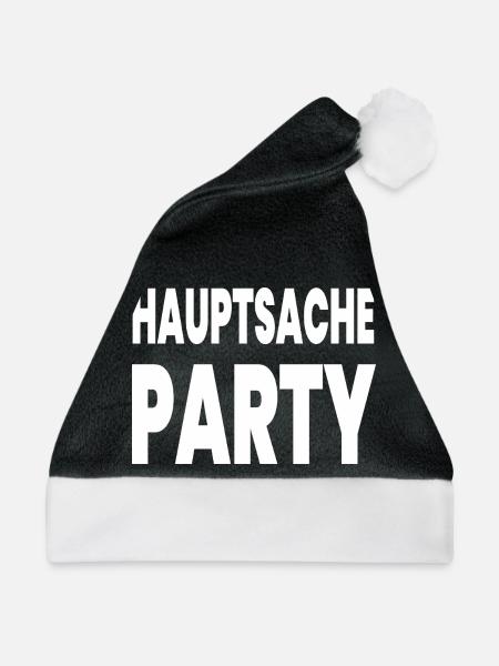 Party - Weihnachtsmütze - Schwarz/Weiß