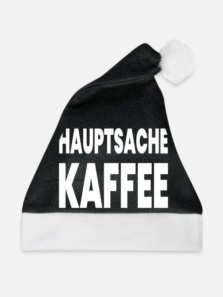 Kaffee - Weihnachtsmütze - Schwarz/Weiß