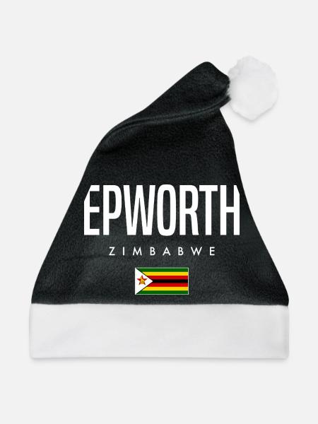Epworth Simbabwe - Weihnachtsmütze - Schwarz/Weiß