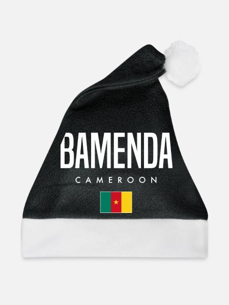 Bamenda Kamerun Kameruner - Weihnachtsmütze - Schwarz/Weiß