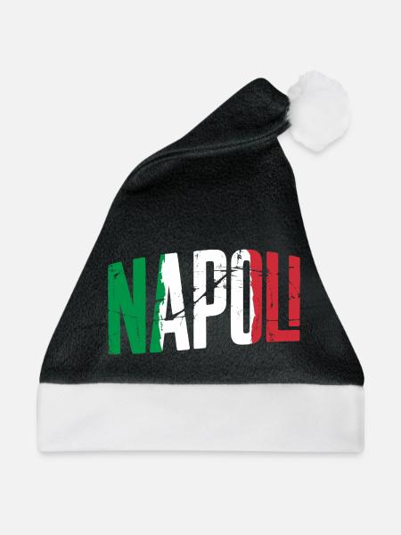 Napoli Italien Neapel - Weihnachtsmütze - Schwarz/Weiß