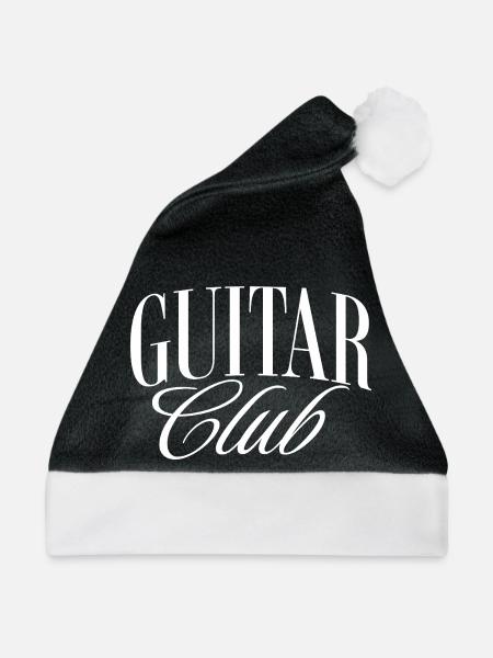Gitarren Club - Weihnachtsmütze - Schwarz/Weiß