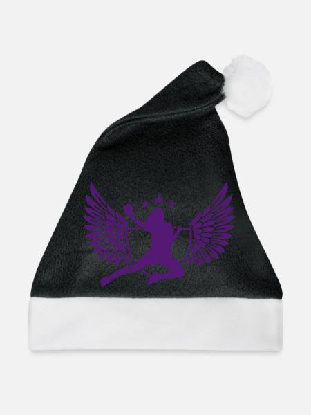 handball - Weihnachtsmütze - Schwarz/Weiß