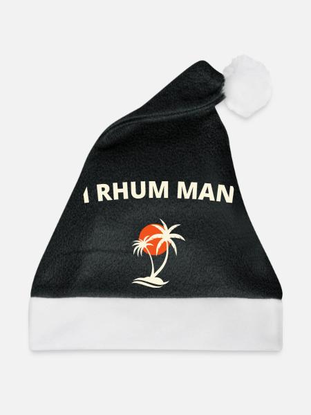 Ich rum, Mann - Weihnachtsmütze - Schwarz/Weiß - Vorne