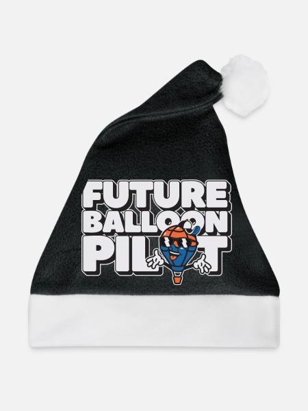 Future Balloon Pilot - Weihnachtsmütze - Schwarz/Weiß