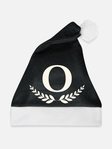 O - Weihnachtsmütze - Schwarz/Weiß - Vorne