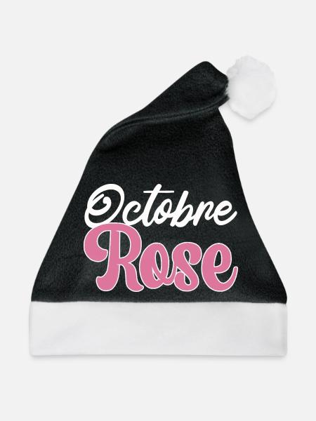 Pink October Brustkrebsbewusstsein - Weihnachtsmütze - Schwarz/Weiß