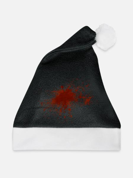 Blood - Weihnachtsmütze - Schwarz/Weiß