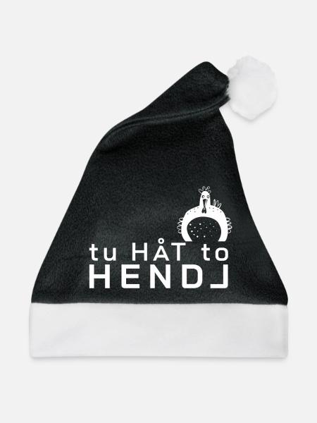 Hendl Version 2 - Weihnachtsmütze - Schwarz/Weiß