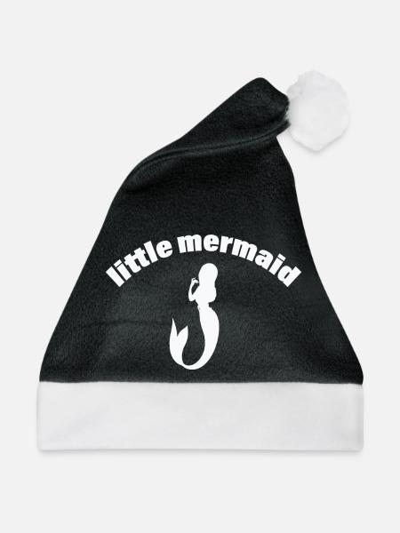 MERMAID - Weihnachtsmütze - Schwarz/Weiß