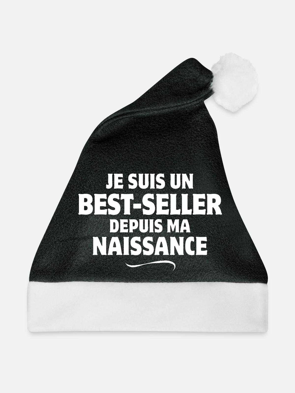 Perfektion, ich bin perfekt, perfekt - Weihnachtsmütze - Schwarz/Weiß - Vorne