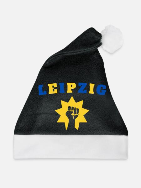 Leipzig - Weihnachtsmütze - Schwarz/Weiß