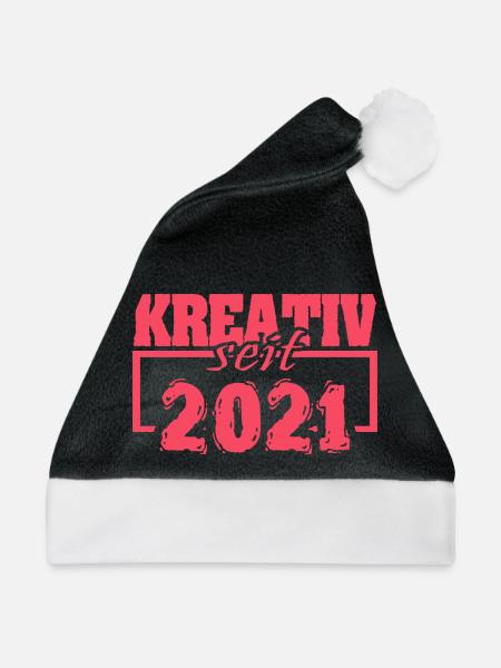 2021 - Weihnachtsmütze - Schwarz/Weiß