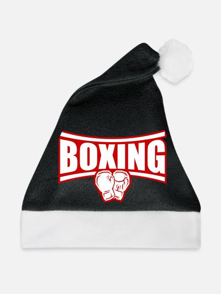 Boxing Boxen - Weihnachtsmütze - Schwarz/Weiß