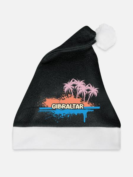 Gibraltar - Weihnachtsmütze - Schwarz/Weiß