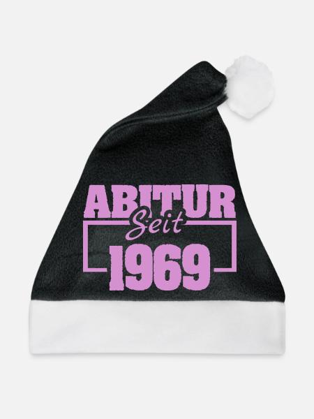 Abi 1969 - Weihnachtsmütze - Schwarz/Weiß