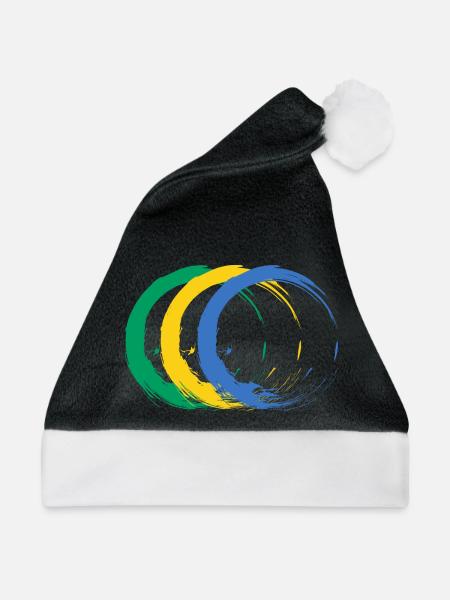 Gabun - Weihnachtsmütze - Schwarz/Weiß