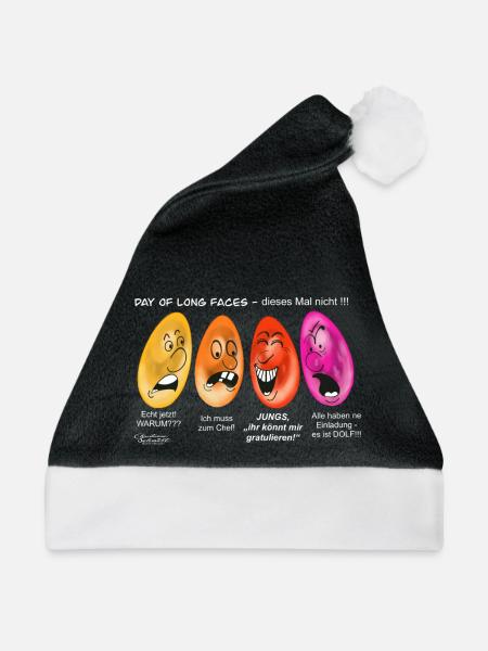 Beförderung - Weihnachtsmütze - Schwarz/Weiß