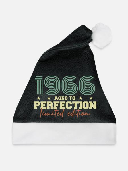 1966 - Weihnachtsmütze - Schwarz/Weiß