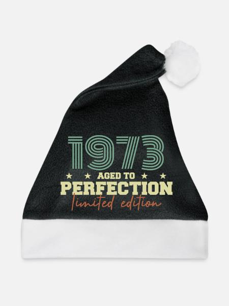 1973 - Weihnachtsmütze - Schwarz/Weiß