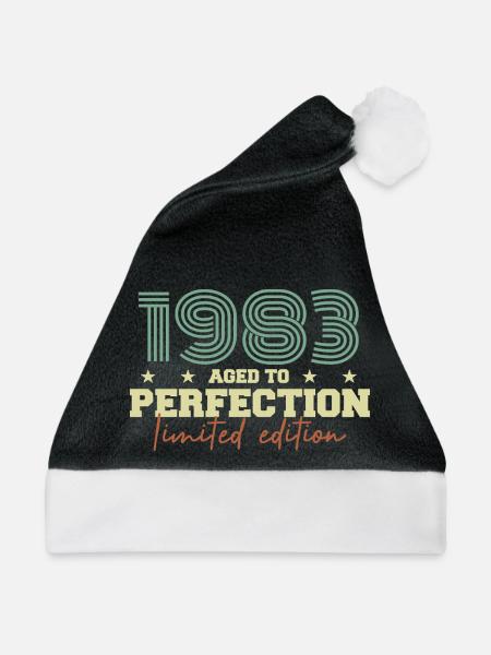 1983 - Weihnachtsmütze - Schwarz/Weiß