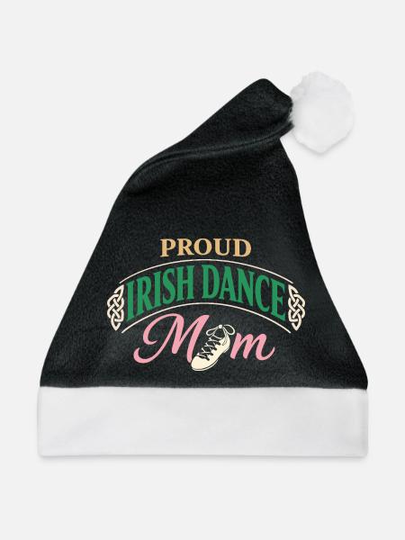 Irischer Tanz Step-dancing Celtic Fan - Weihnachtsmütze - Schwarz/Weiß
