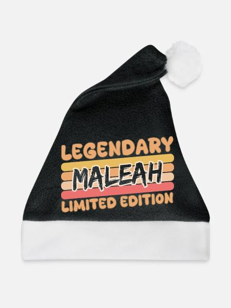 Legendary Maleah - Weihnachtsmütze - Schwarz/Weiß - Vorne