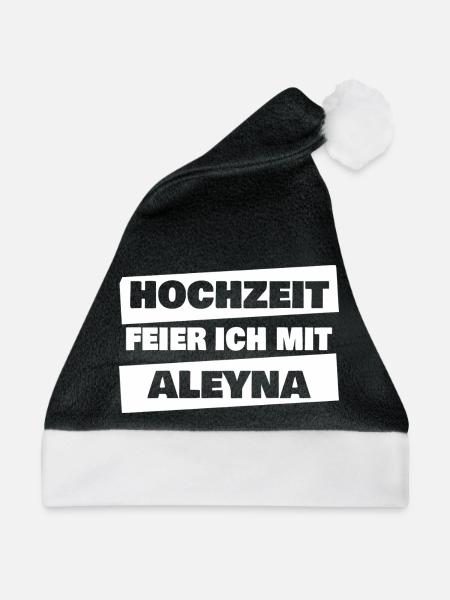Heiraten Aleyna - Weihnachtsmütze - Schwarz/Weiß