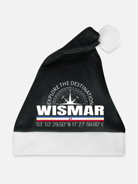 Wismar - Weihnachtsmütze - Schwarz/Weiß