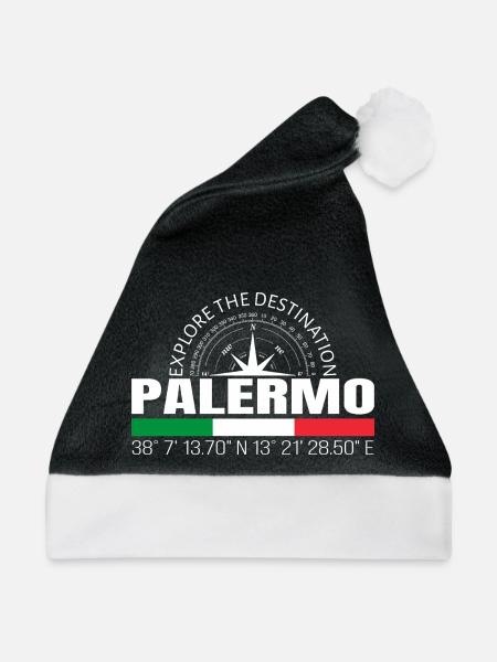 Palermo - Weihnachtsmütze - Schwarz/Weiß