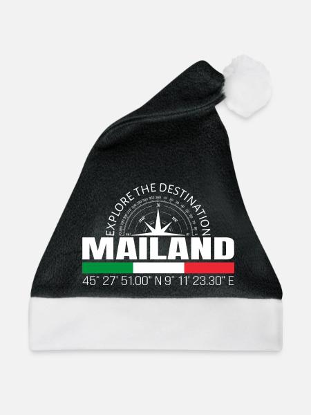 Mailand - Weihnachtsmütze - Schwarz/Weiß
