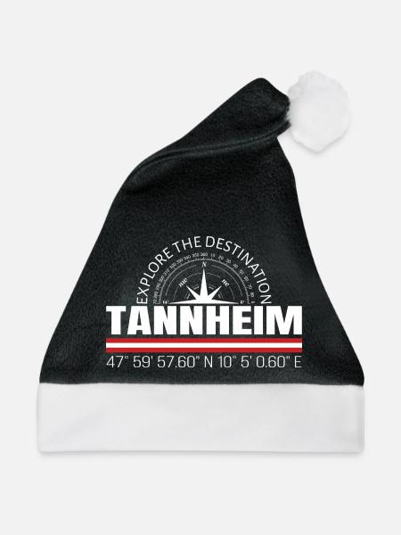 Tannheim - Weihnachtsmütze - Schwarz/Weiß - Vorne