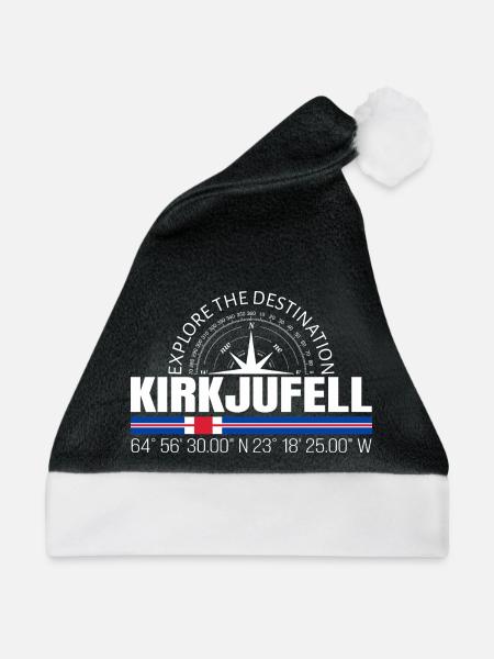 Kirkjufell - Weihnachtsmütze - Schwarz/Weiß