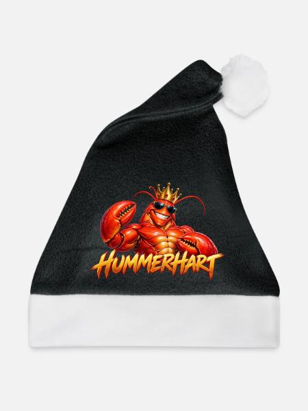 Hummerhart King - Weihnachtsmütze - Schwarz/Weiß