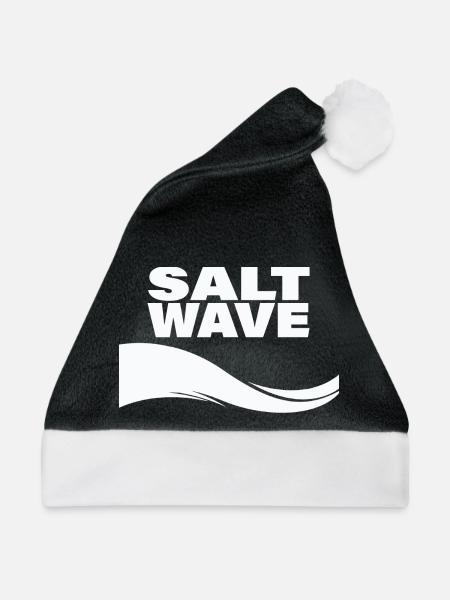 SALT WAVE - Weihnachtsmütze - Schwarz/Weiß